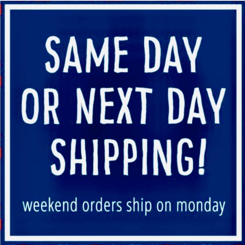 Same Day or Next Day Shipping!